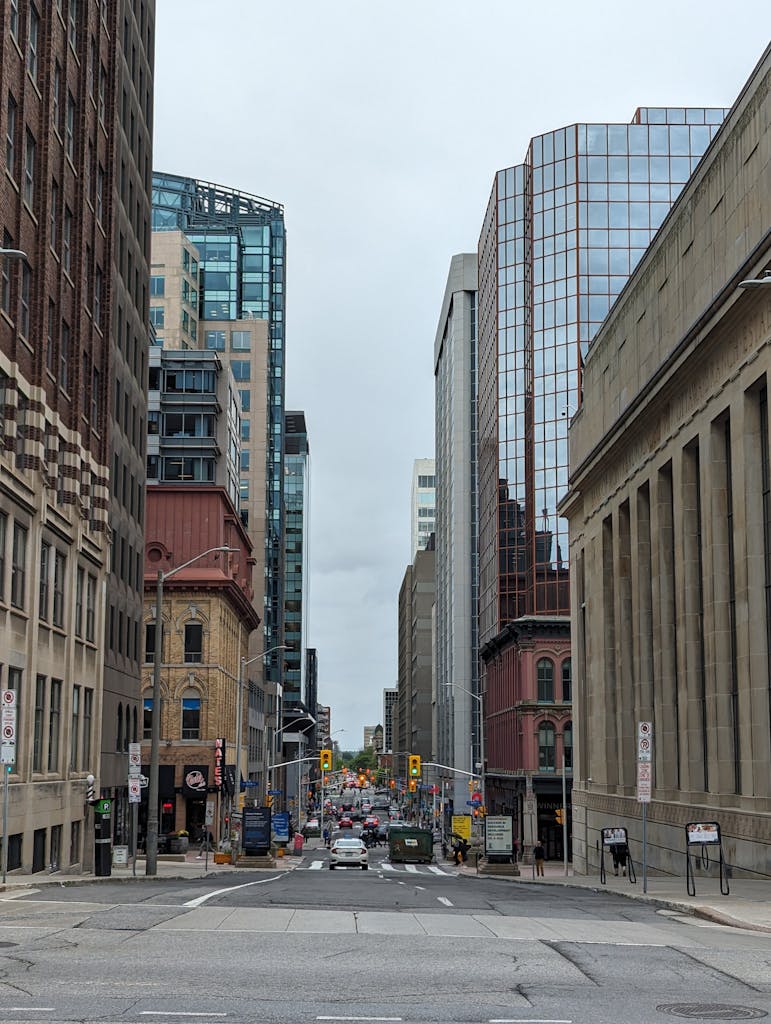 Street Among Buildings in Ontario